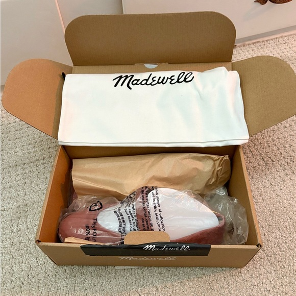 NWT Madewell Remy Mary Jane Flats in Rosey Mauve Sz 6.5 - Picture 4 of 4